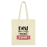 Best Friends Power Tote Bag, Friendship Gift, Cute Bestie Present, Gift for Girl, Tote Bag for Women, Empowering Gift, Best Friends Design - Tawshia